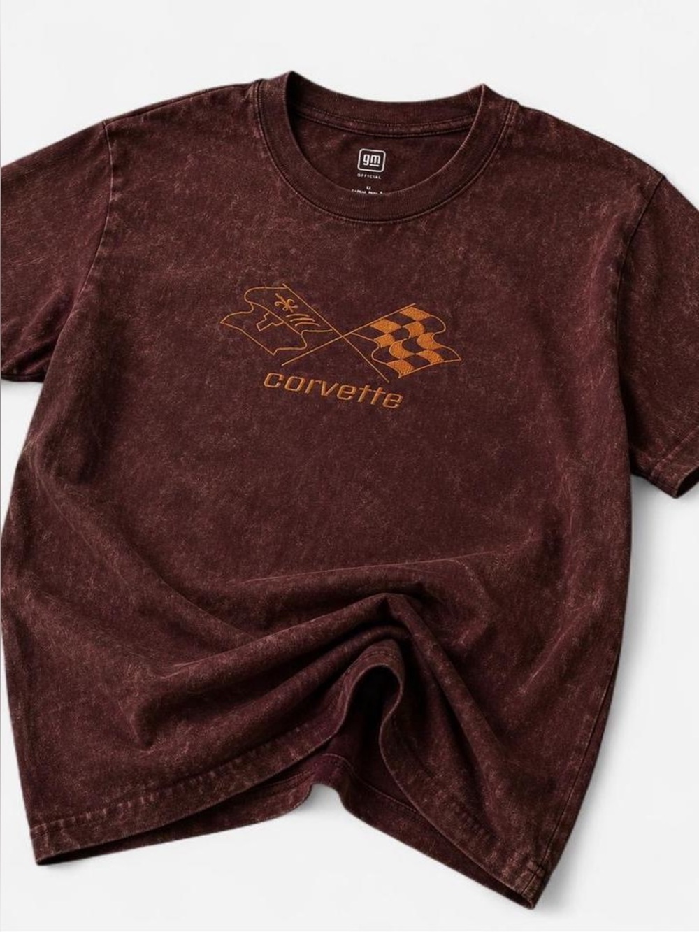 Corvette Superiority Complex T-Shirt Men’s L Brown Acid Wash Graphic Tee NWT